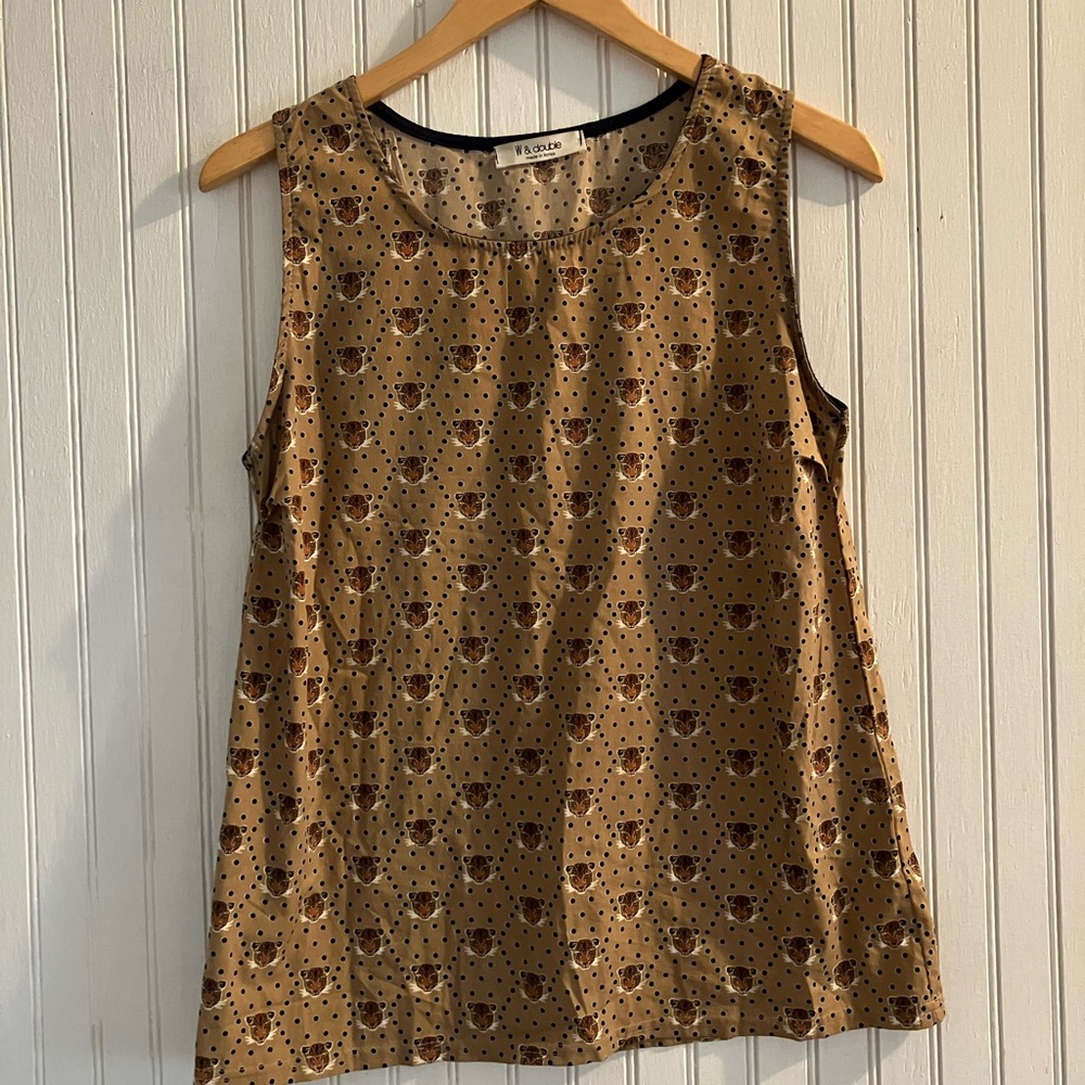 Tiger print tank top